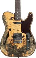 Fender Custom Shop Artisan Buckeye Burl Double Esquire Aged Natural #R131767