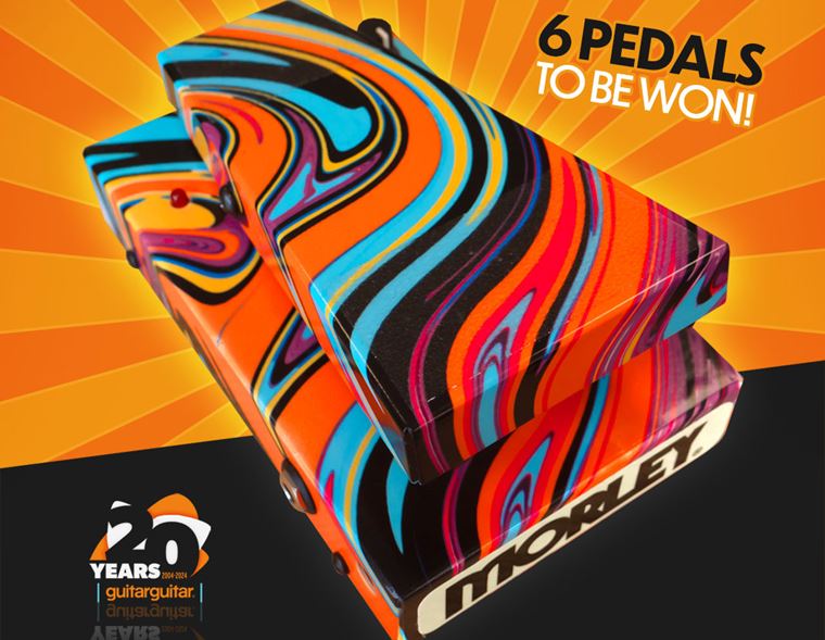 Morley Pedals Present: Win guitarguitar Exclusive 20th Anniversary S.O.B. Wah With Custom Swirl Graphics!