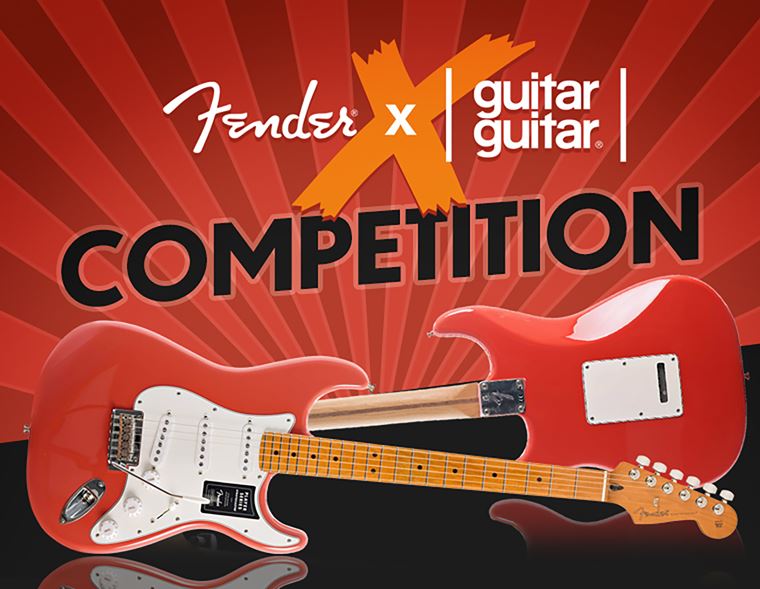 Win a Fender guitarguitar Exclusive Roasted Player Stratocaster in Fiesta Red!