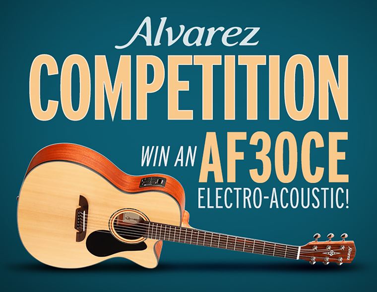 Win an Alvarez AF30CE Electro-Acoustic Guitar!